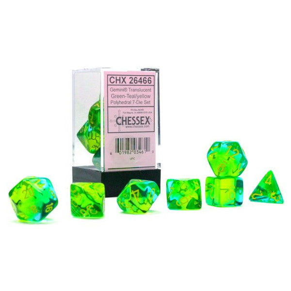 Gemini Translucent: Poly - Green-Teal/Yellow (7)