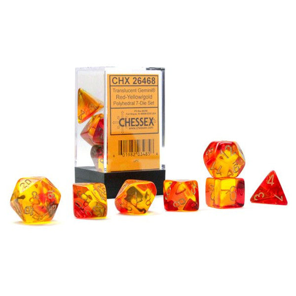 Gemini Translucent: Poly - Red-Yellow/Gold (7)
