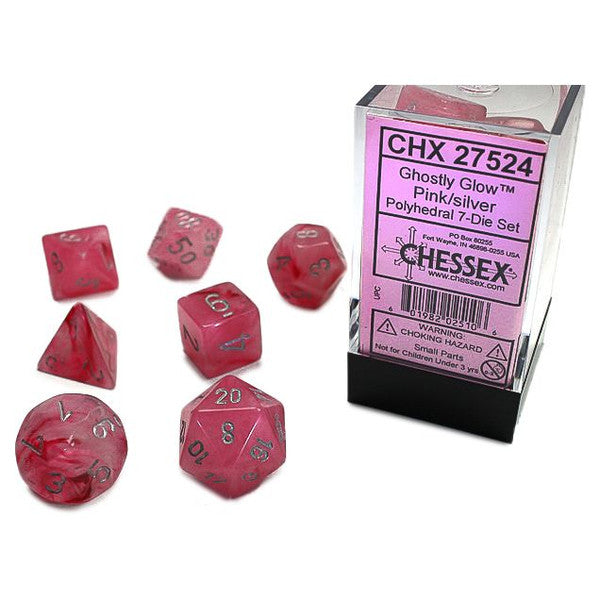 Ghostly Glow: Poly - Pink/Silver (7)