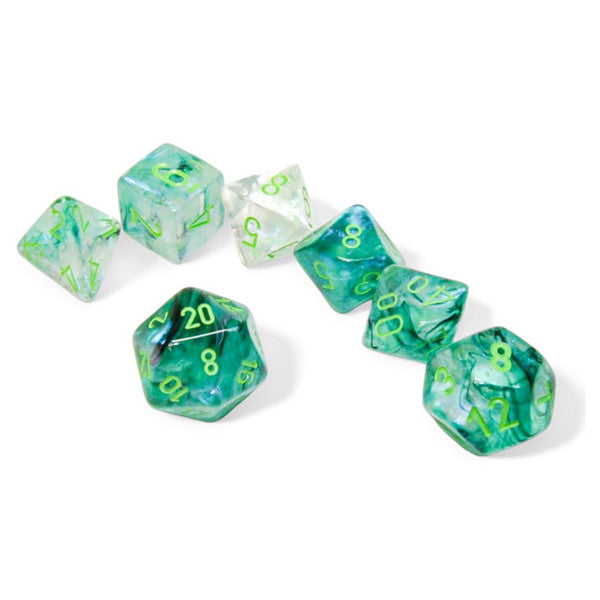 Borealis: Poly - Kelp/Light Green Luminary (7 dice)