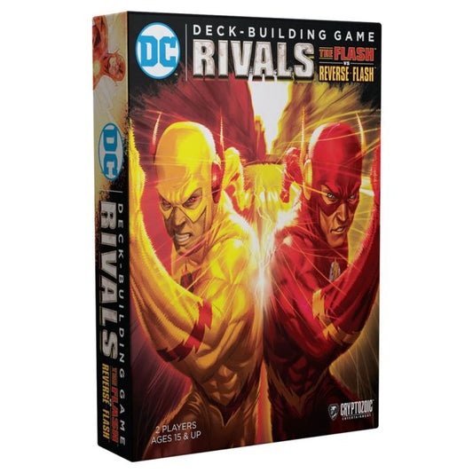 (BSG Certified USED) DC Comics: Deck-Building Game: Rivals - Flash VS Reverse Flash (stand alone or expansion)