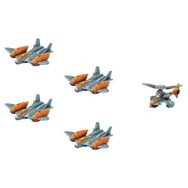 (BSG Certified USED) Monsterpocalyse - Strike Fighters & Rocket Chopper