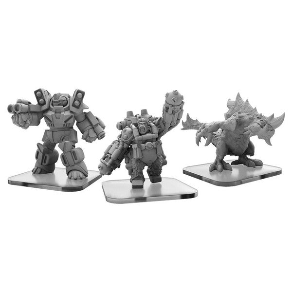 Monsterpocalypse - Exo-Armor, Assault Ape & Carnidon