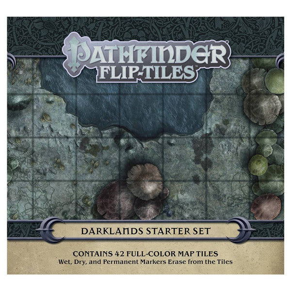 (BSG Certified USED) Pathfinder: RPG - Flip-Tiles: Darklands Starter Set