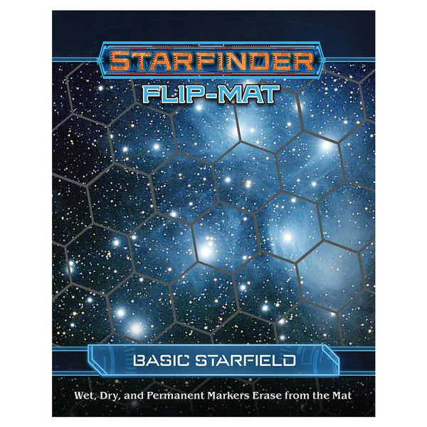 (BSG Certified USED) Starfinder: RPG - Flip-Mat: Basic Starfield
