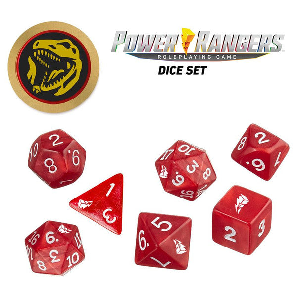 Power Rangers: Roleplaying Game - Red Ranger Dice Set