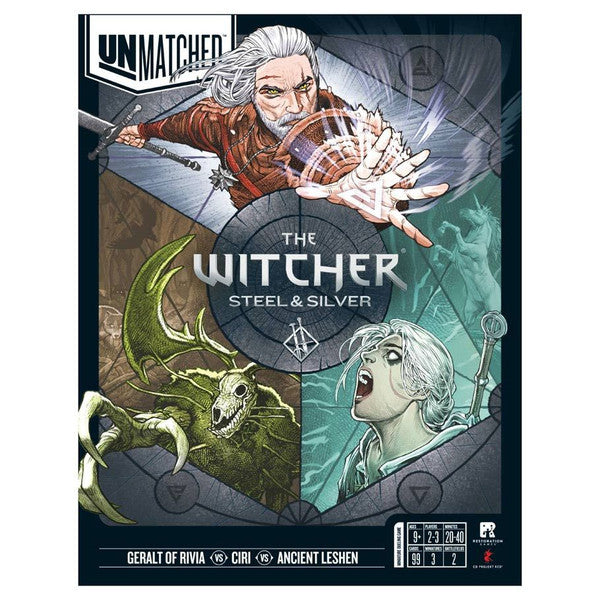 (BSG Certified USED) Unmatched: The Witcher - Steel & Silver