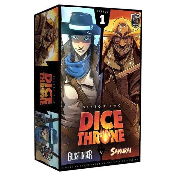 (BSG Certified USED) Dice Throne: Season 2 - Box #1: Gunslinger vs Samurai