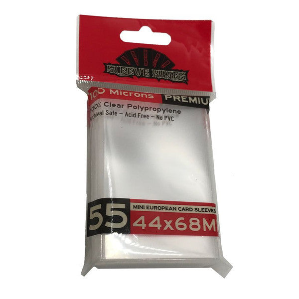 Sleeve Kings - Premium Mini European Card Sleeves (44 x 68 mm, 55 sleeves)