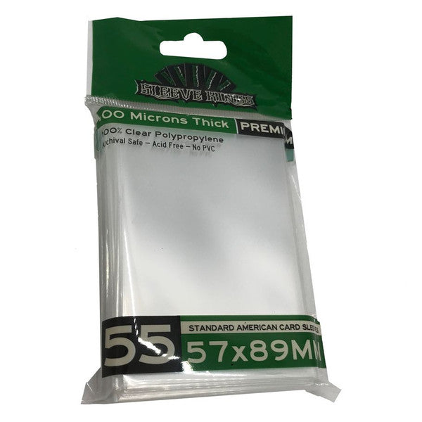 Sleeve Kings - Premium Standard American Card Sleeves (57 x 89 mm, 55 sleeves)