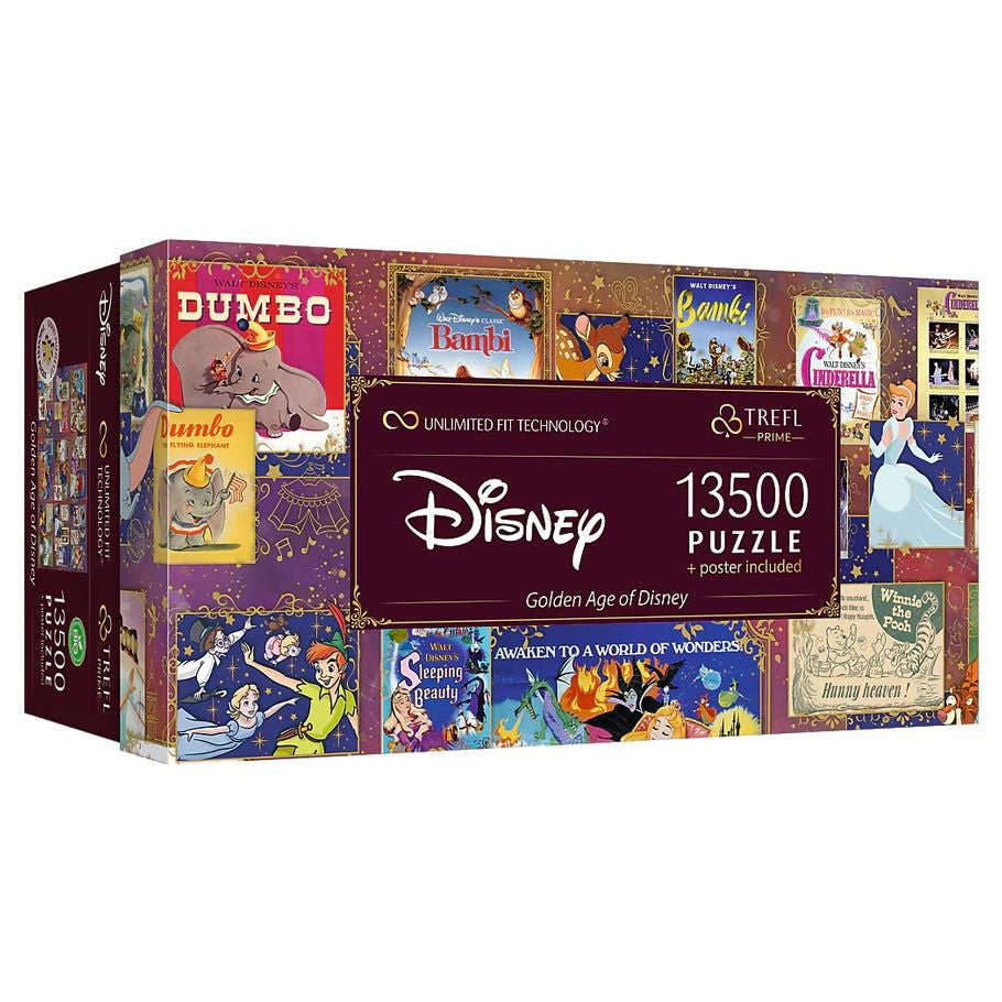 Disney: Golden Age of Disney Prime Puzzle (13500pc + Poster)