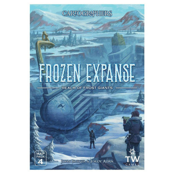 (BSG Certified USED) Cartographers: Heroes - Map Pack #4: Frozen Expanse, Realm of Frost Giants