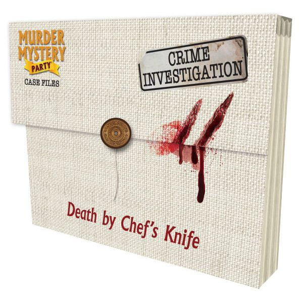 (BSG Certified USED) Murder Mystery Party: Case Files - Death by Chef's Knife