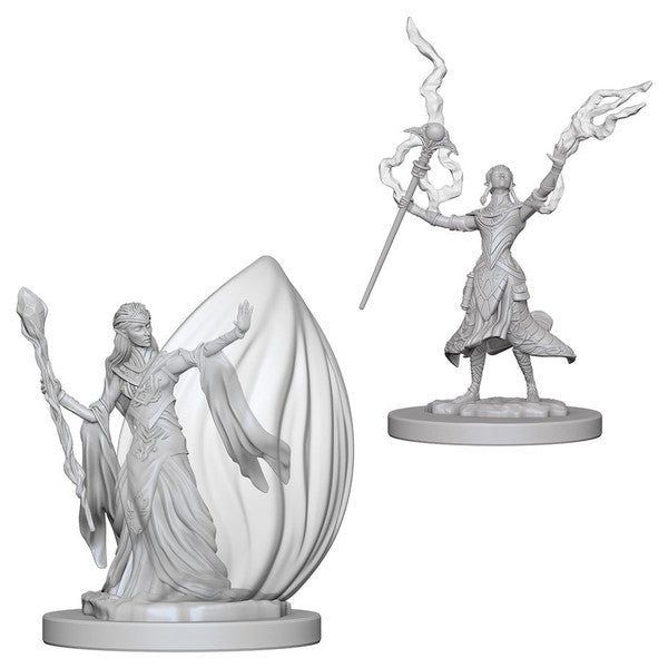 Nolzur's Marvelous Unpainted Miniatures - Elf Female Wizard