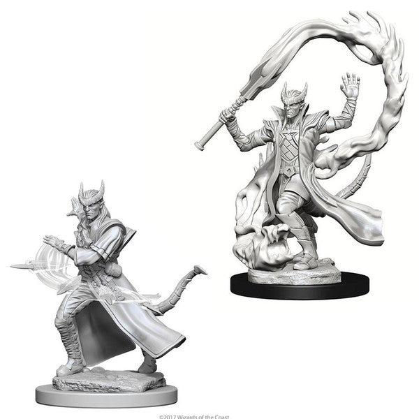 Nolzur's Marvelous Unpainted Miniatures - Tiefling Male Sorcerer