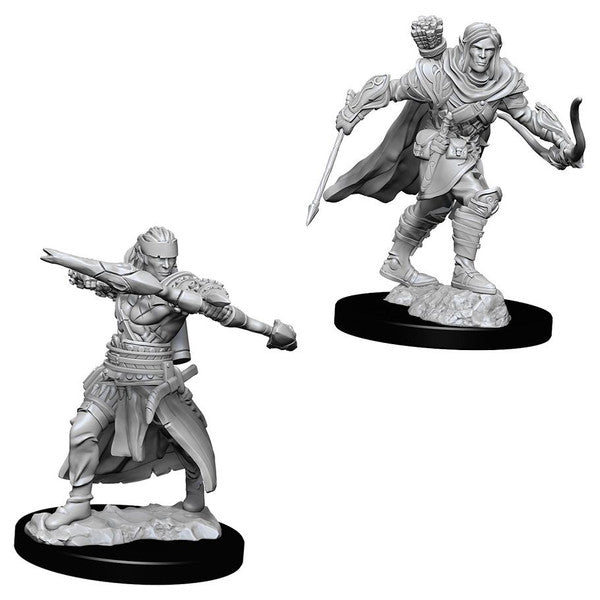Pathfinder: Deep Cuts Unpainted Miniatures - Half-Elf Male Fighter