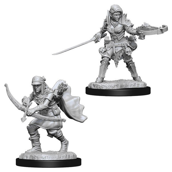 Pathfinder: Deep Cuts Unpainted Miniatures - Half-Elf Female Ranger