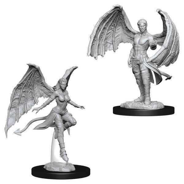 Nolzur's Marvelous Unpainted Miniatures - Succubus & Incubus