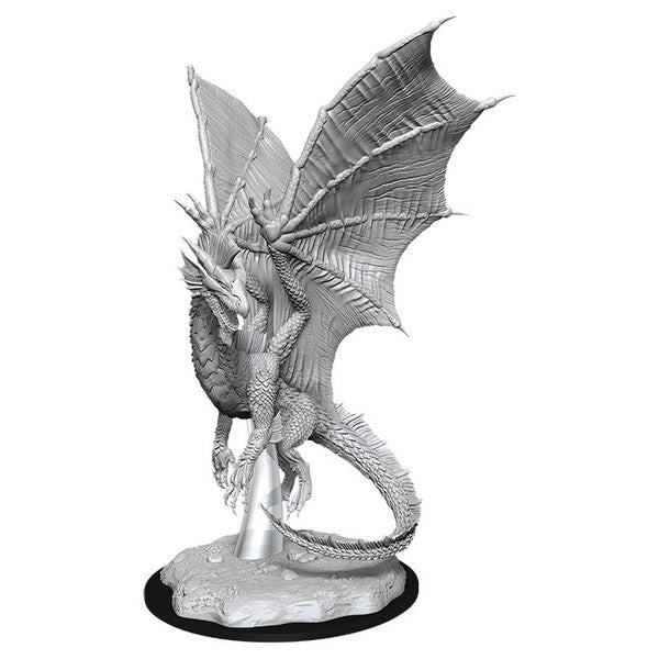 Nolzur's Marvelous Unpainted Miniatures - Young Silver Dragon