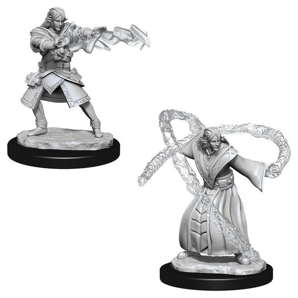 Nolzur's Marvelous Unpainted Miniatures - Elf Wizard Male