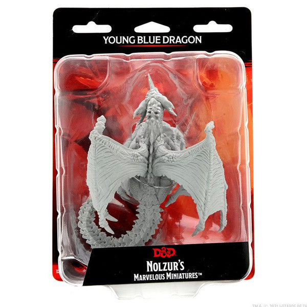 Nolzur's Marvelous Unpainted Miniatures - Young Blue Dragon