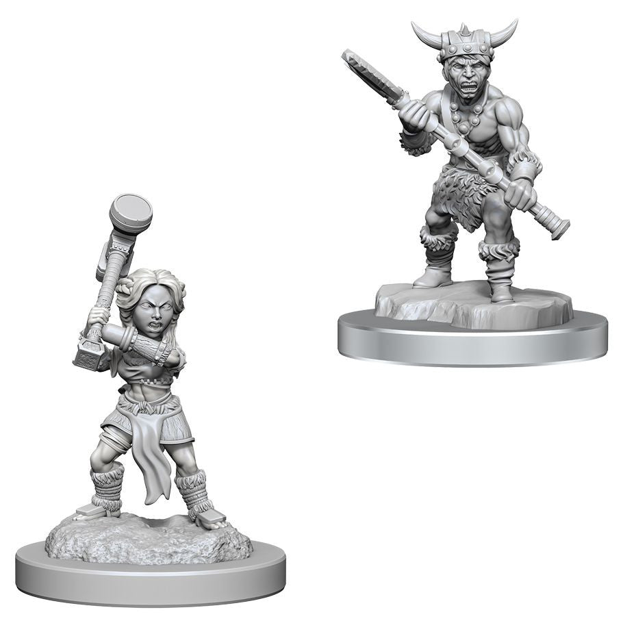 Nolzur's Marvelous Unpainted Miniatures - Halfling Barbarians (90412)