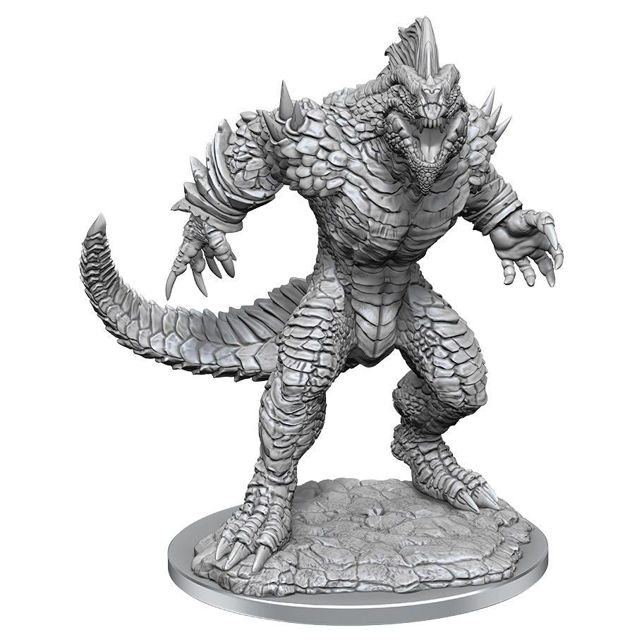 Nolzur's Marvelous Unpainted Miniatures - Lizardfolk Render (90647)