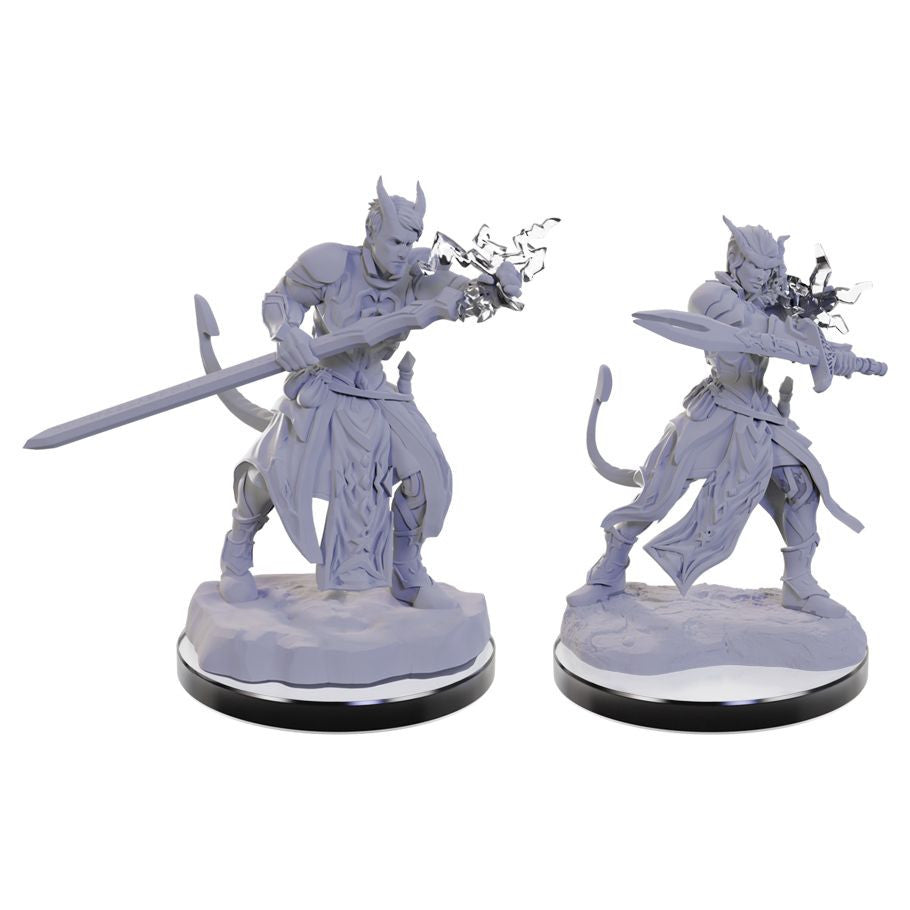 Nolzur's Marvelous Unpainted Miniatures - Tiefling Warlocks (90670)