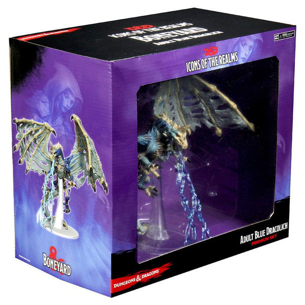 Icons of the Realms: Boneyard - Blue Dracolich