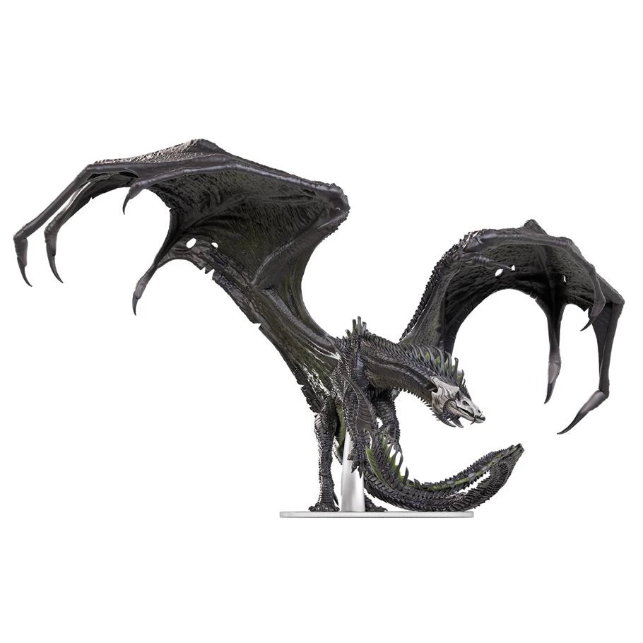 Icons of the Realms: Adult Black Dragon Corruptor - Boxed Miniature