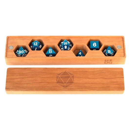 Premium Wood Dice Vault - Cherry