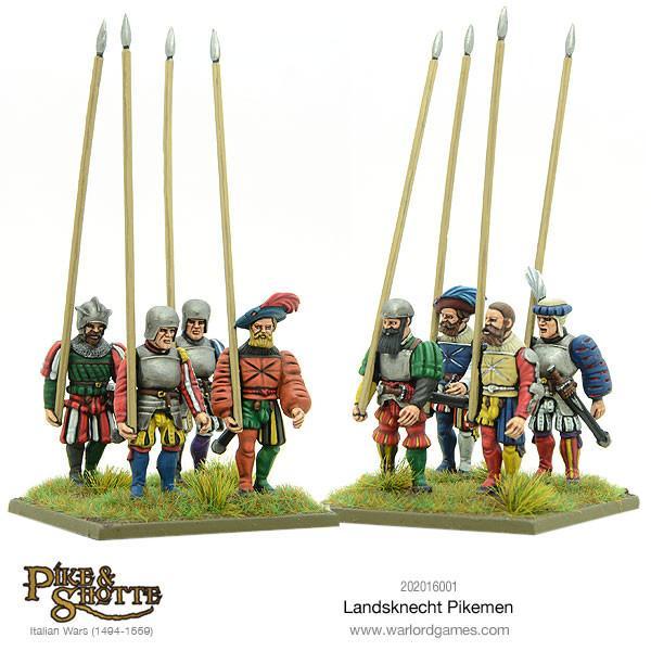 Pike & Shotte - Landsknecht Pikemen