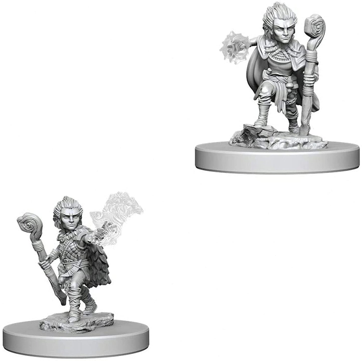 Pathfinder: Deep Cuts Unpainted Miniatures - Gnome Male Druid