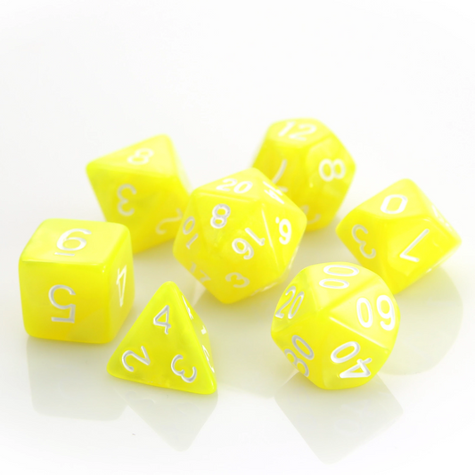 RPG Set - Yellow Swirl w/ White