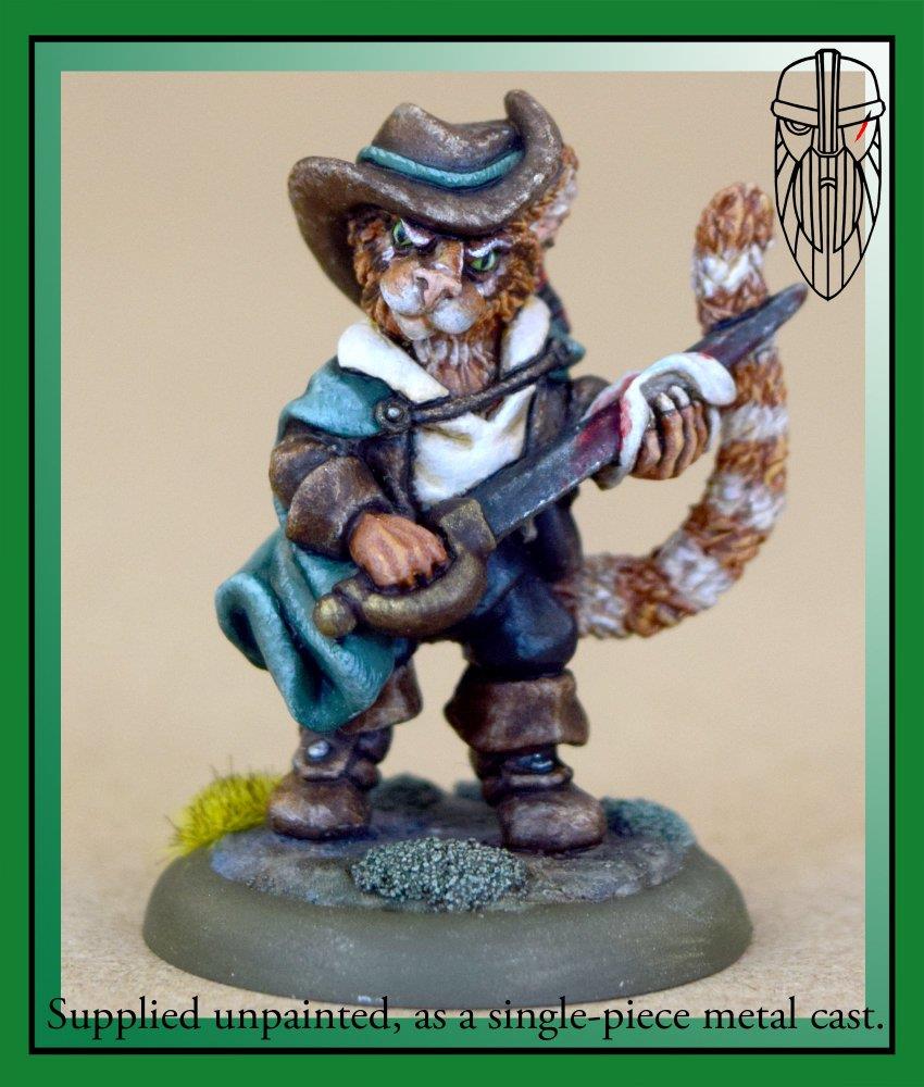 Burrows & Badgers - Cat Duellist (Medium)