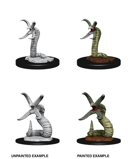 Nolzur's Marvelous Unpainted Miniatures - Grick & Grick Alpha