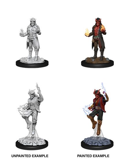 Nolzur's Marvelous Unpainted Miniatures - Male Tiefling Sorcerer