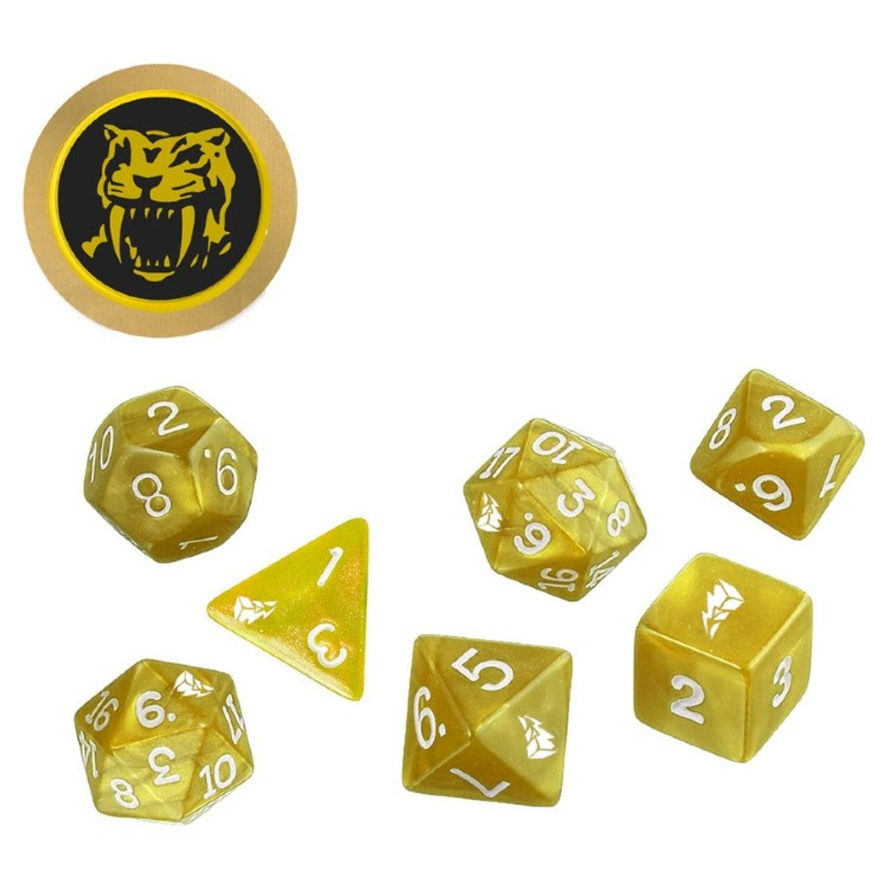 Power Rangers: Roleplaying Game - Yellow Ranger Dice Set