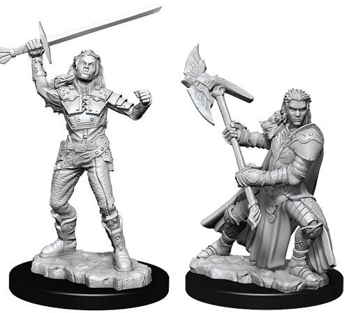 Nolzur's Marvelous Unpainted Miniatures - Half-Orc Female Fighter