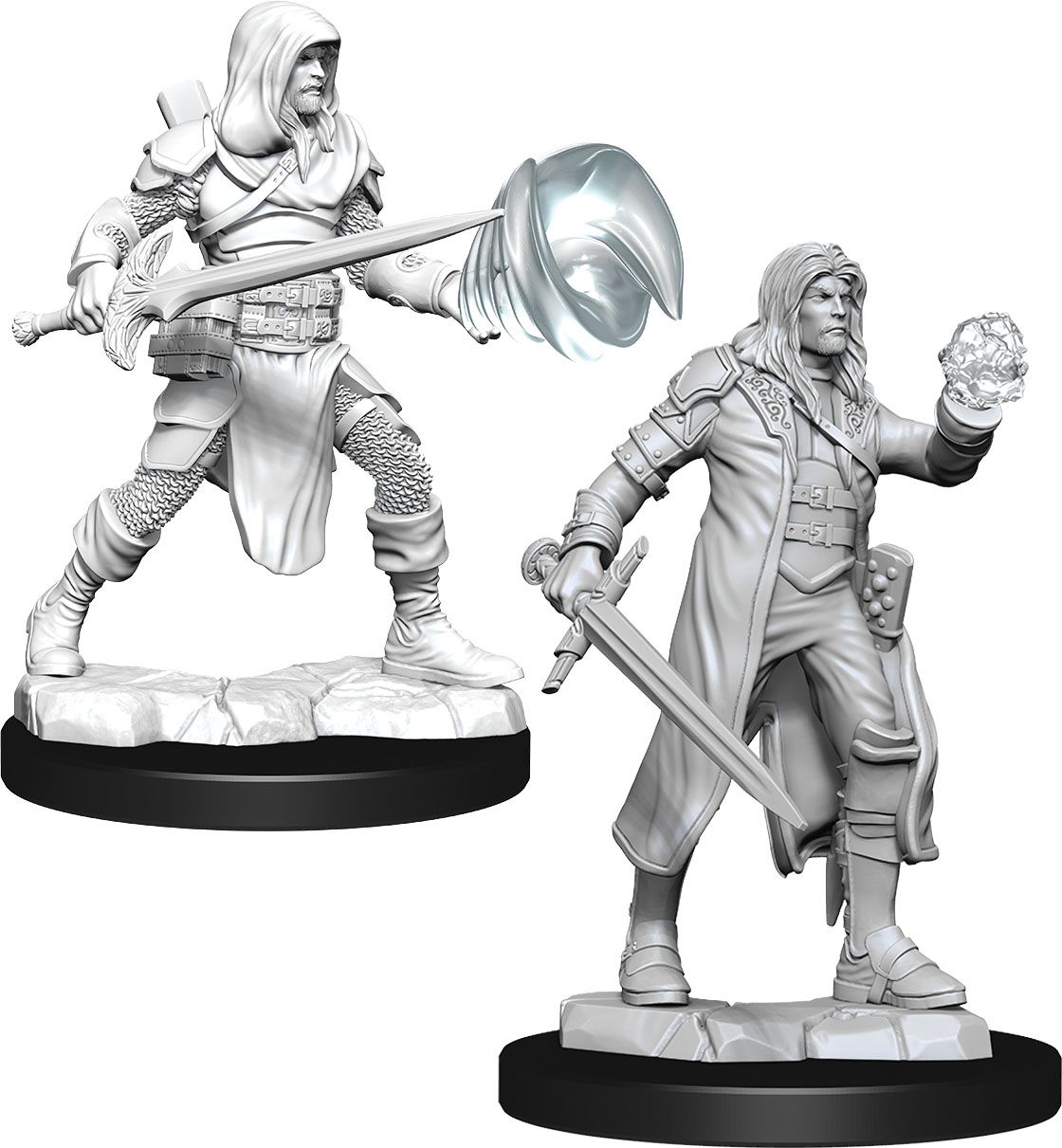 Nolzur's Marvelous Unpainted Miniatures - Multiclass Fighter + Wizard Male