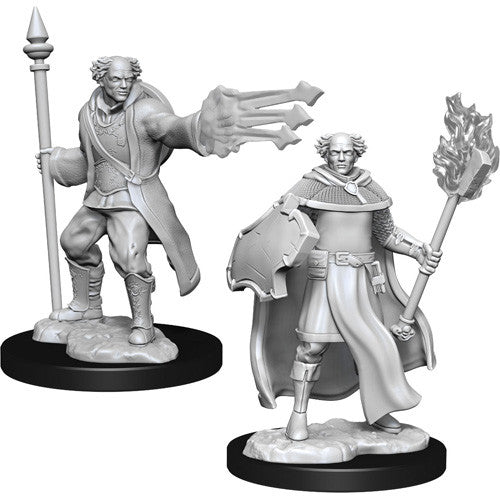 Nolzur's Marvelous Unpainted Miniatures - Multiclass Cleric + Wizard Male