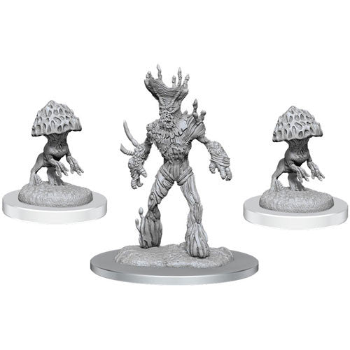 Nolzur's Marvelous Unpainted Miniatures - Myconid Sovereign & Sprouts