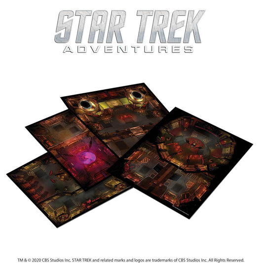 (BSG Certified USED) Star Trek Adventures: RPG - Next Generation Klingon Tile Set