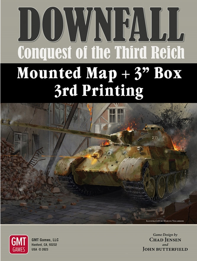 Downfall: Conquest of the Third Reich - 3" Box and Mounted Maps