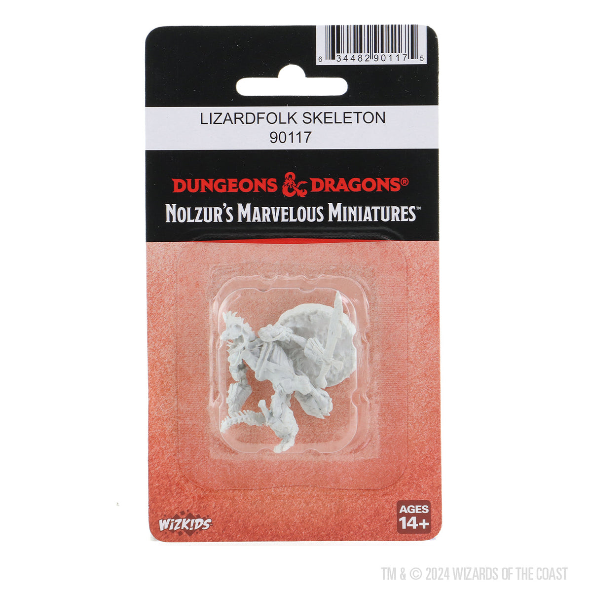 Nolzur's Marvelous Unpainted Miniatures - Lizardfolk Skeleton (90117)