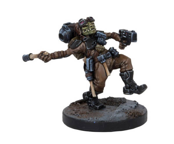 (BSG Certified USED) Deadzone - Mercenary Boomer Hobgoblin Grenadier