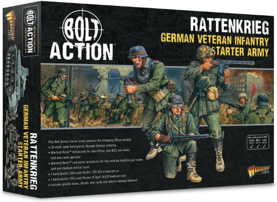 Bolt Action - Rattenkrieg: German Veteran Infantry Starter Army