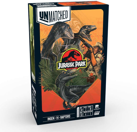 (BSG Certified USED) Unmatched: Jurassic Park - Ingen vs. Raptors