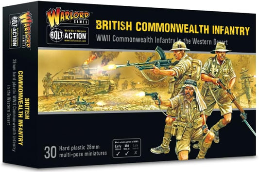 Bolt Action - British Commonwealth Infantry: WWII Infantry in Desert Gear
