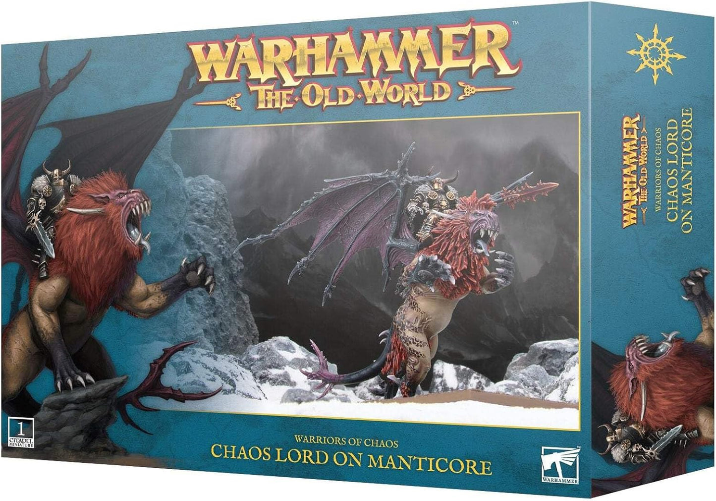 Warhammer: The Old World - Warriors of Chaos: Chaos Lord on Manticore